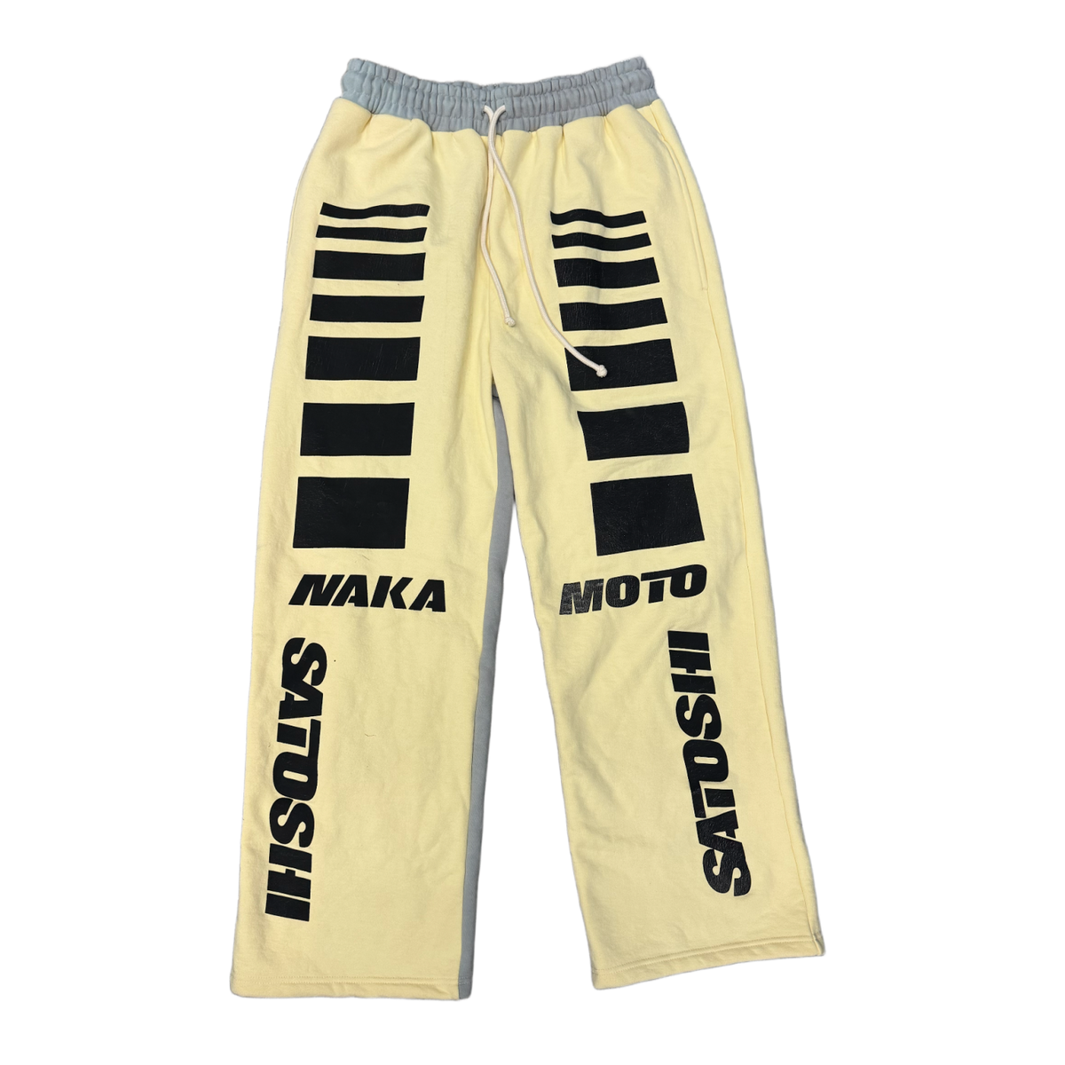 Satoshi Nakamoto 'Yellow' Moto Sweatpants