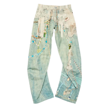 Acne Studios 'White/Green' 2006 Relaxed Fit Jeans