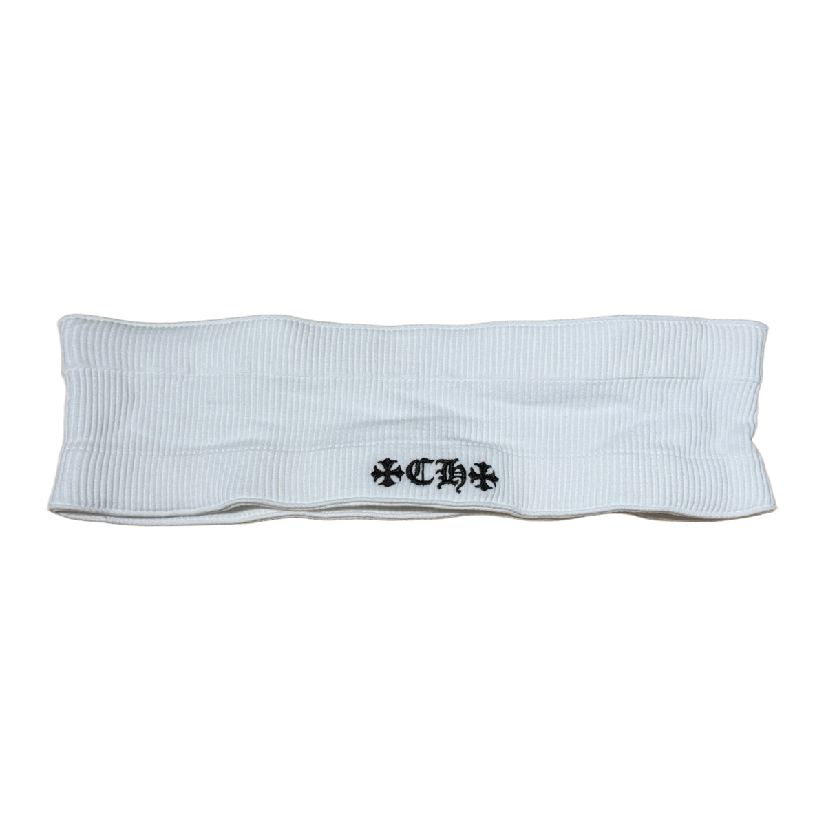 Chrome Hearts 'CH' White Headband