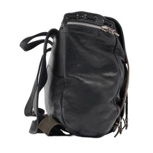 Chrome Hearts 'Black' Fleur Gunslinger Leather Backpack