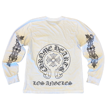 Chrome Hearts 'White' Los Angeles Horseshoe Floral Longsleeve