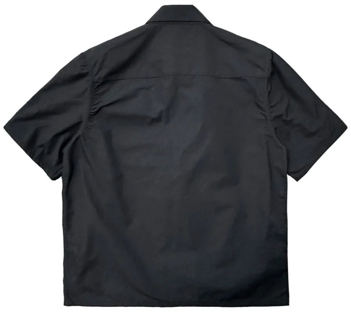 Chrome Hearts Nylon 'Leather Patchwork' Shortsleeve Zip Up Jacket