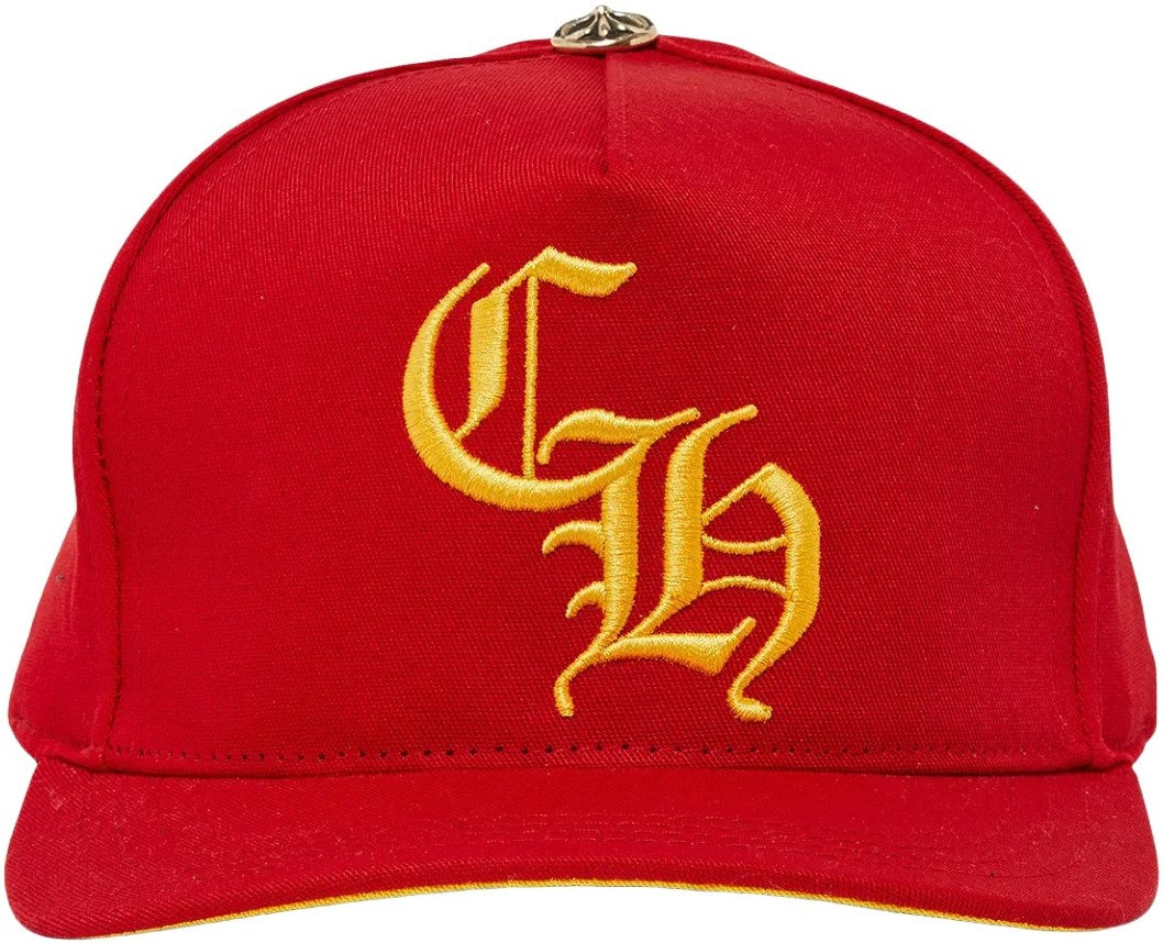 Chrome Hearts 'Red Yellow' CH Baseball Hat