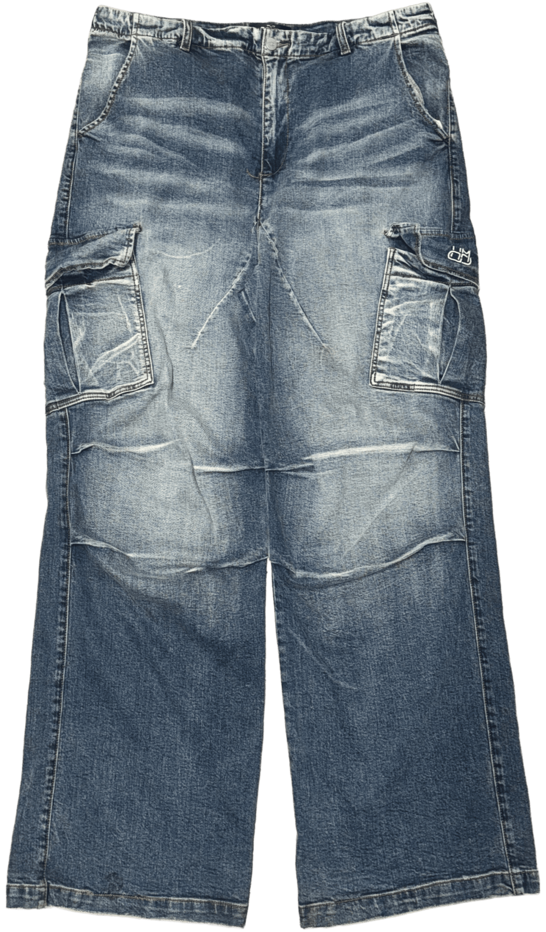 Happy Memories Don't Die HMDD 'Blue' Cargo Jeans