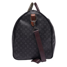 Louis Vuitton 'Black and Olive' Monogram 55 Duffle Bag