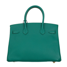 Hermes 'Malachite Epsom' Gold Hardware Birkin 30 Bag