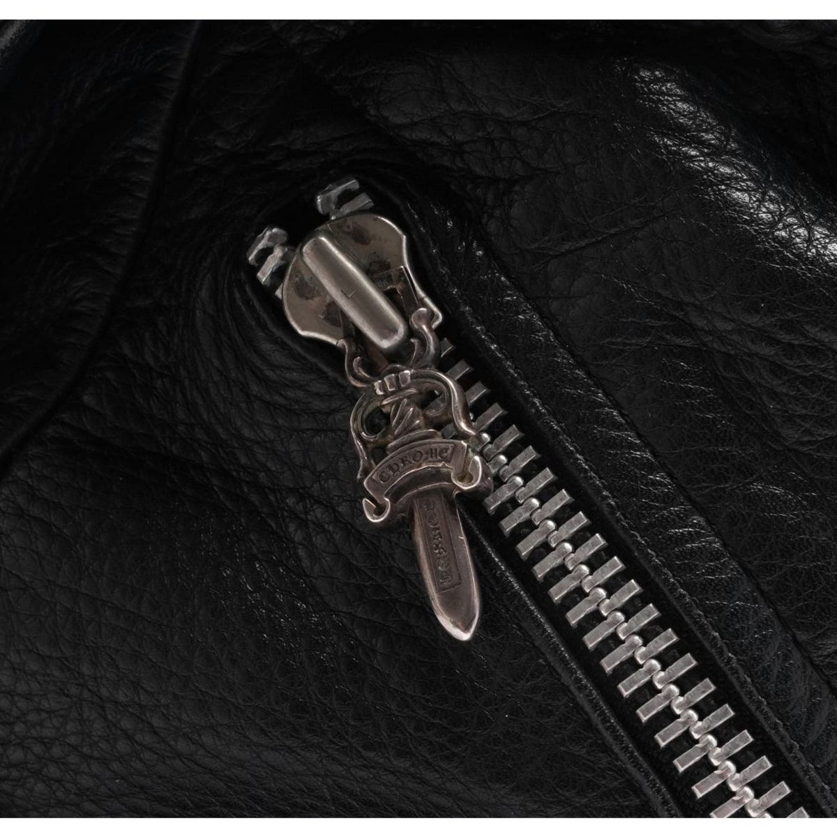 Chrome Hearts 'Black' Fleur Gunslinger Leather Backpack