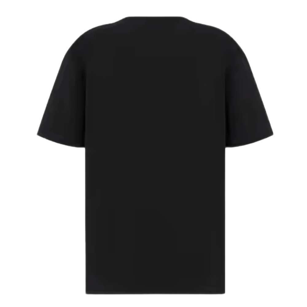 Dior 'Black' Vertical Multi Logo Tee