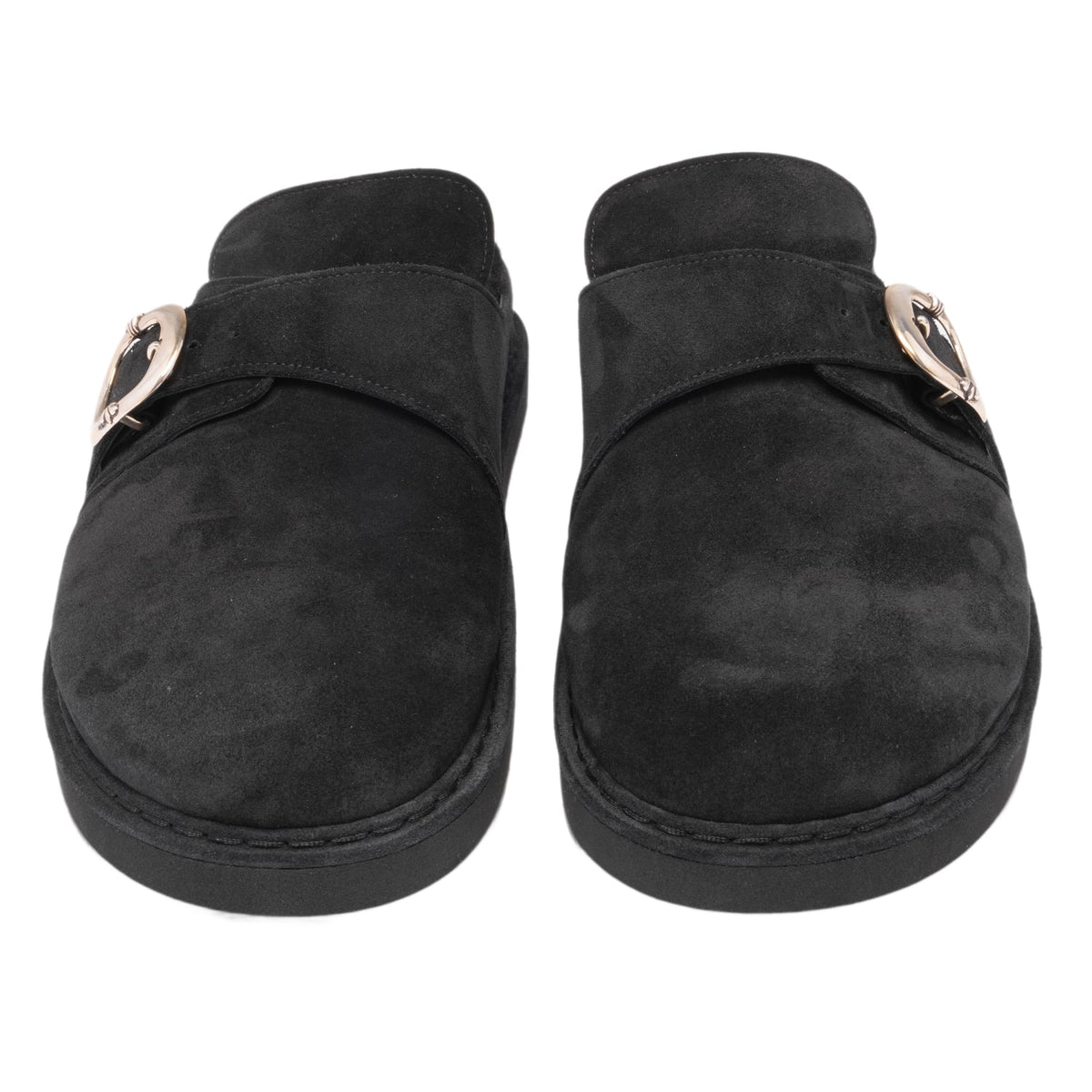 Chrome Hearts 'Black' Sherpa Lined Gunslinger Mule