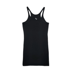 Chrome Hearts 'Bad Seed' CH Plus Cross Embroidered Black Rib Tank Dress