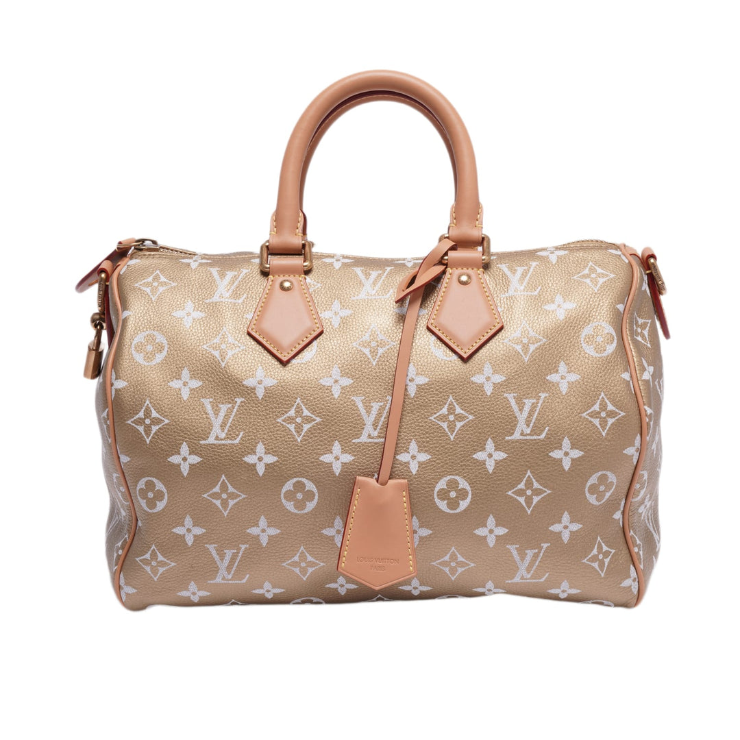 Louis Vuitton 'Gold Kintsugi' Speedy P9 Bandouliere 30
