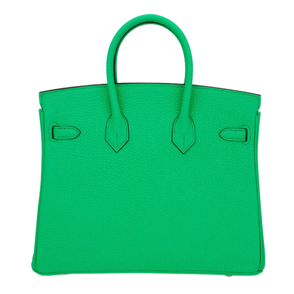 Hermès 'Vert Comics and Palladium' Togo Birkin 25
