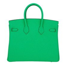Hermès 'Vert Comics and Palladium' Togo Birkin 25