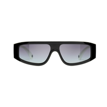 Chanel 'White/Black' Shield Sunglasses