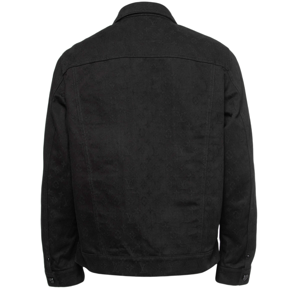 Louis Vuitton 'Black' Monogram Denim Jacket