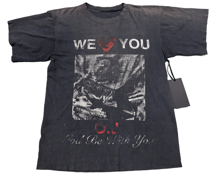 Earthling VIP 'We Love You OJ' Vintage Black Tee