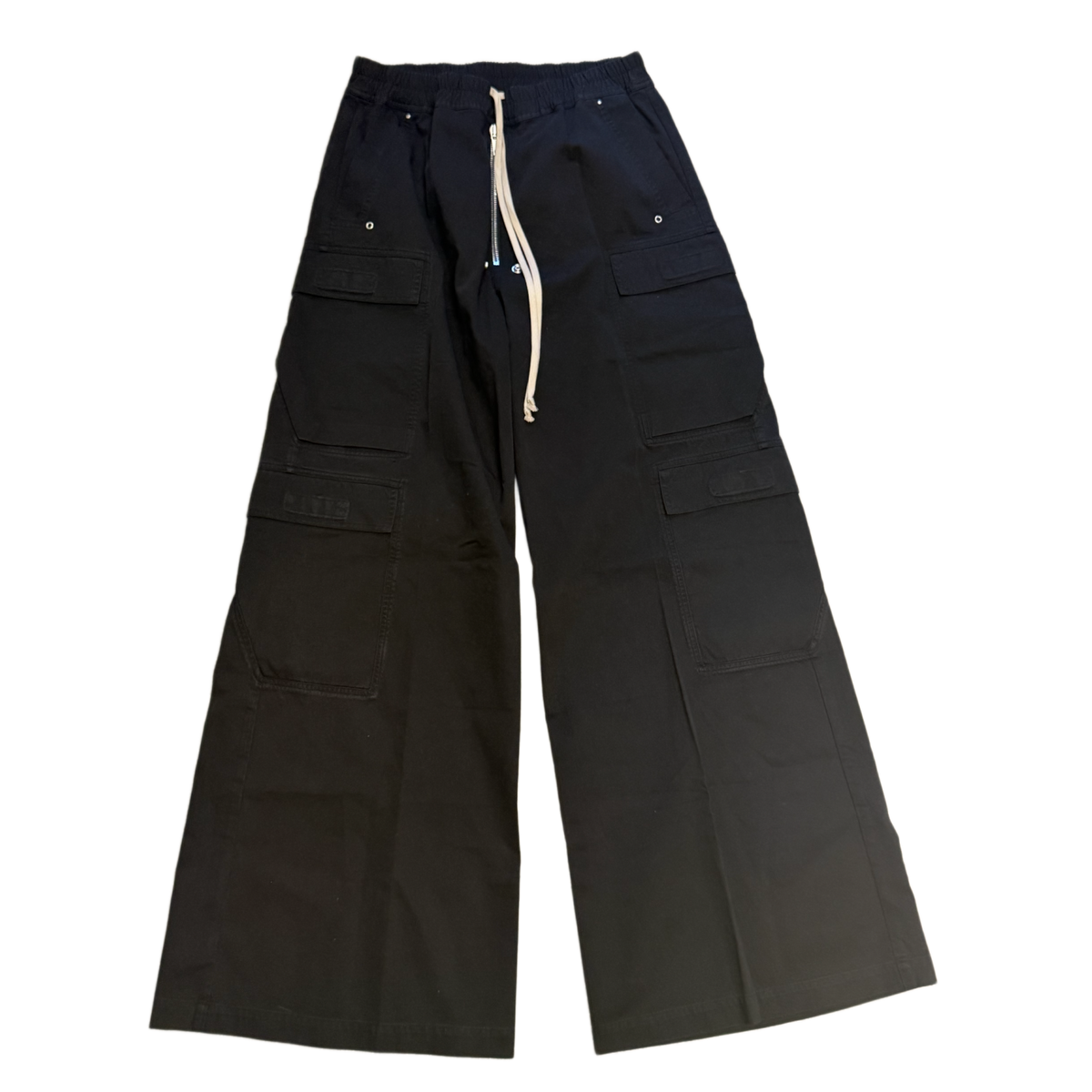 Rick Owens DRKSHDW 'Black' Heavyweight Cotton Jumbo Double Cargo Bela Pants