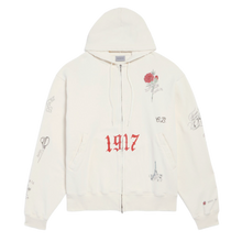 Balenciaga 'Cream' Tattoo Baggy Zip-Up