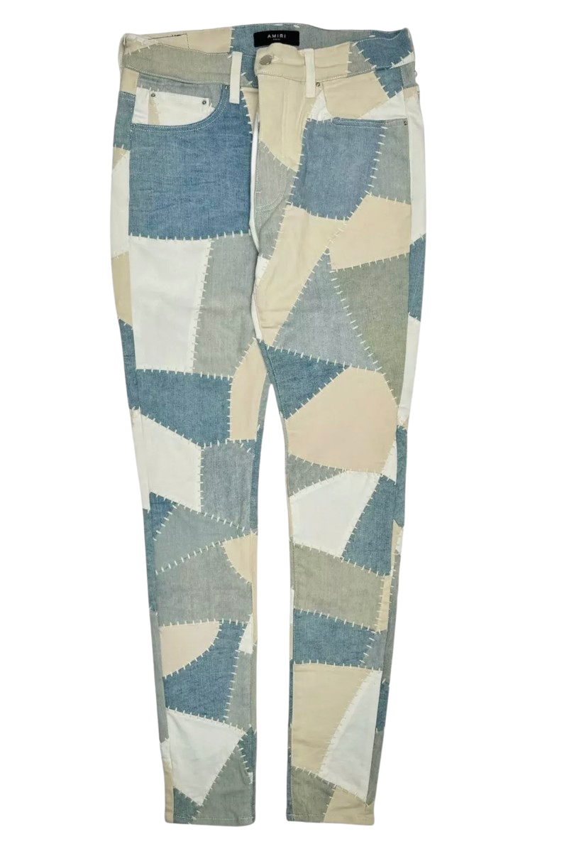 Amiri 'Denim Patchwork' Jeans