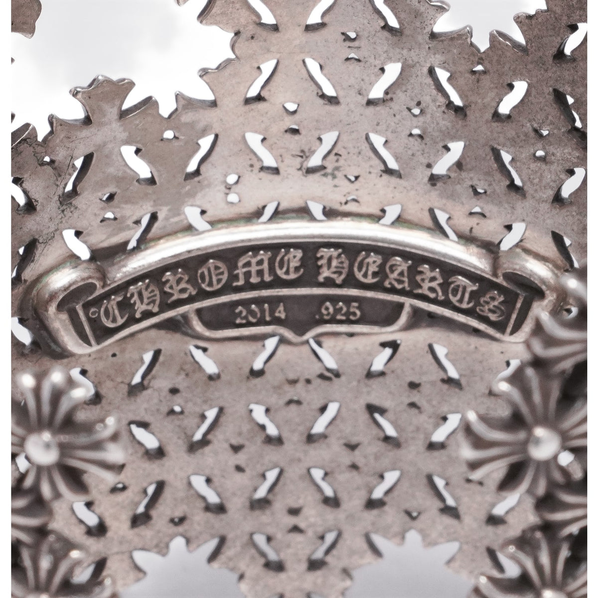 Chrome Hearts 'Silver' Chain Mail Cuff Bracelet