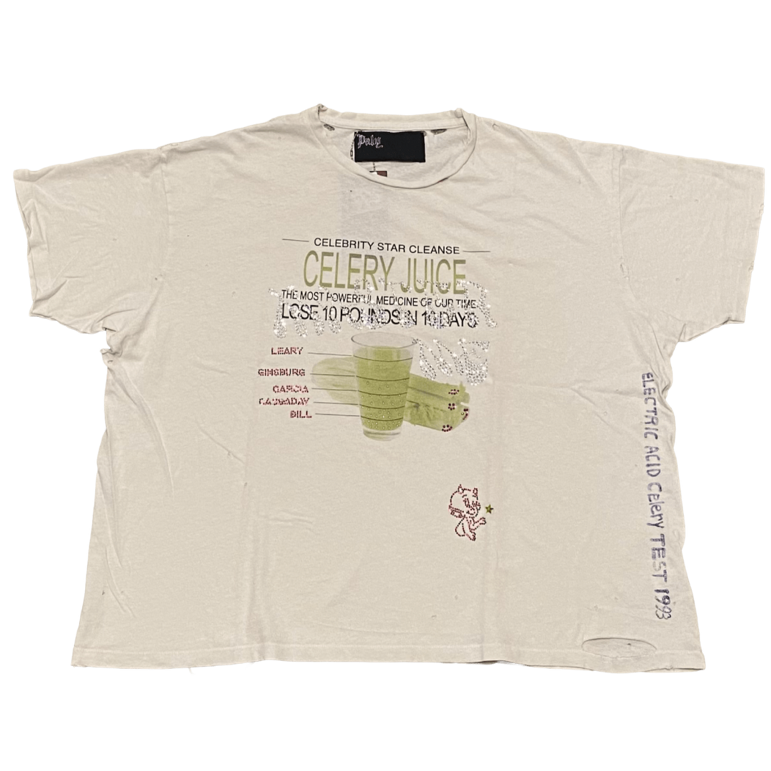 Paly 'Celery Cleanse' Cream Tee