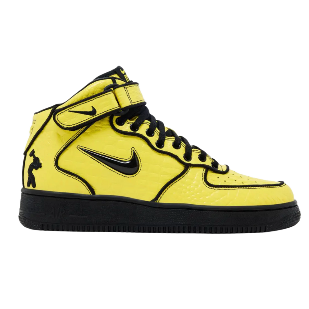 Nike Concrete Boys 'Yellow' Air Force 1 Mid
