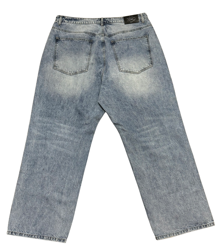Happy Memories Don't Die HMDD 'HM' Blue Jeans