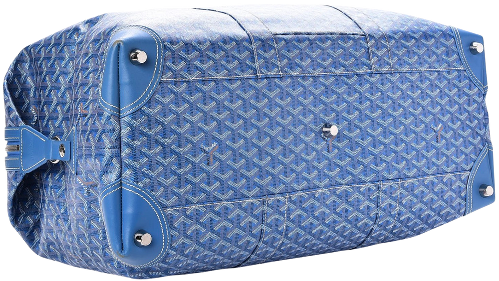 Goyard 'Blue' Bowling 55 Duffle Bag