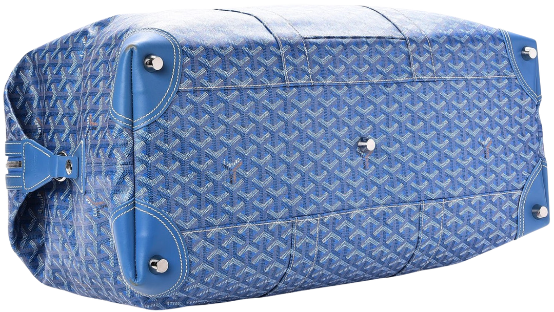 Goyard 'Blue' Bowling 55 Duffle Bag