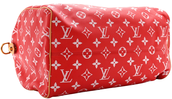 Louis Vuitton 'Speedy Red' Bandouliére 40 Bag