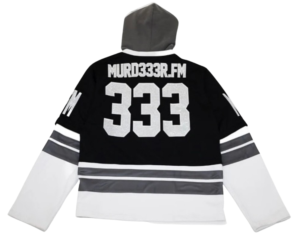 Murd333r.fm 'LA IC333' Hockey Jersey Hoodie