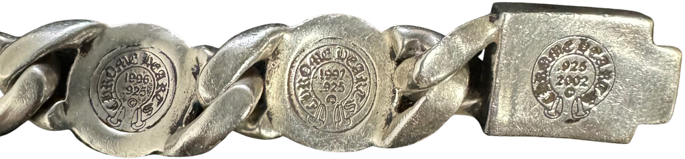 Chrome Hearts 'Multi Emblem' 7in Cuban Link Bracelet