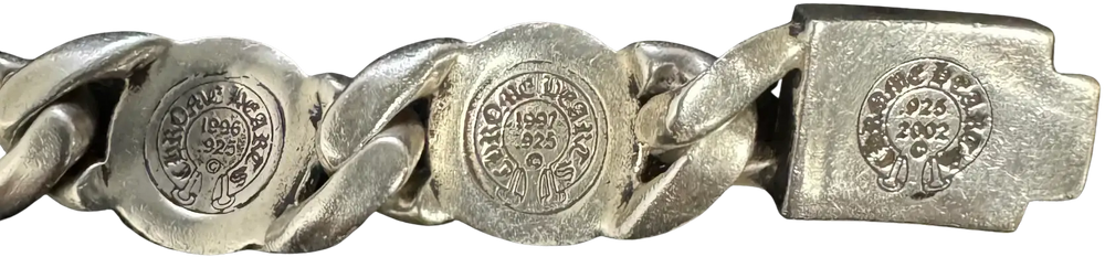Chrome Hearts 'Multi Emblem' 7in Cuban Link Bracelet