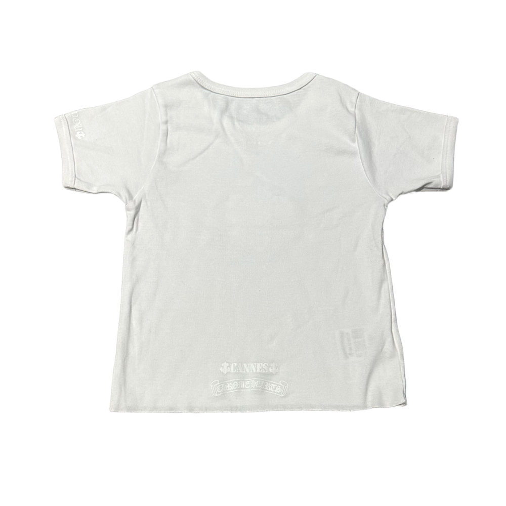Chrome Hearts 'White' Cannes Exclusive Cropped Tee