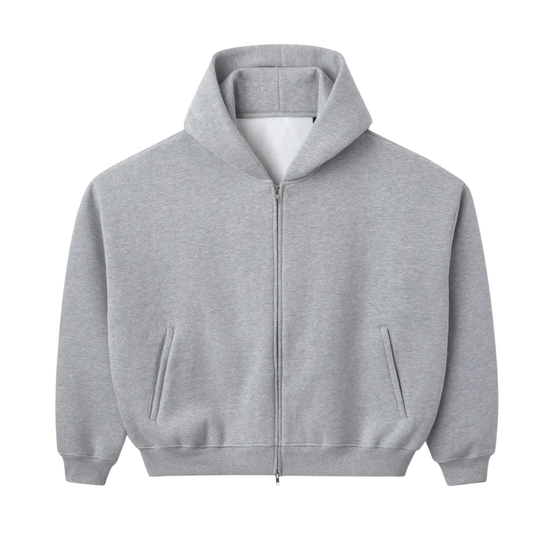 Happy Memories Don't Die HMDD Blank 'Heather Grey' Zip Up