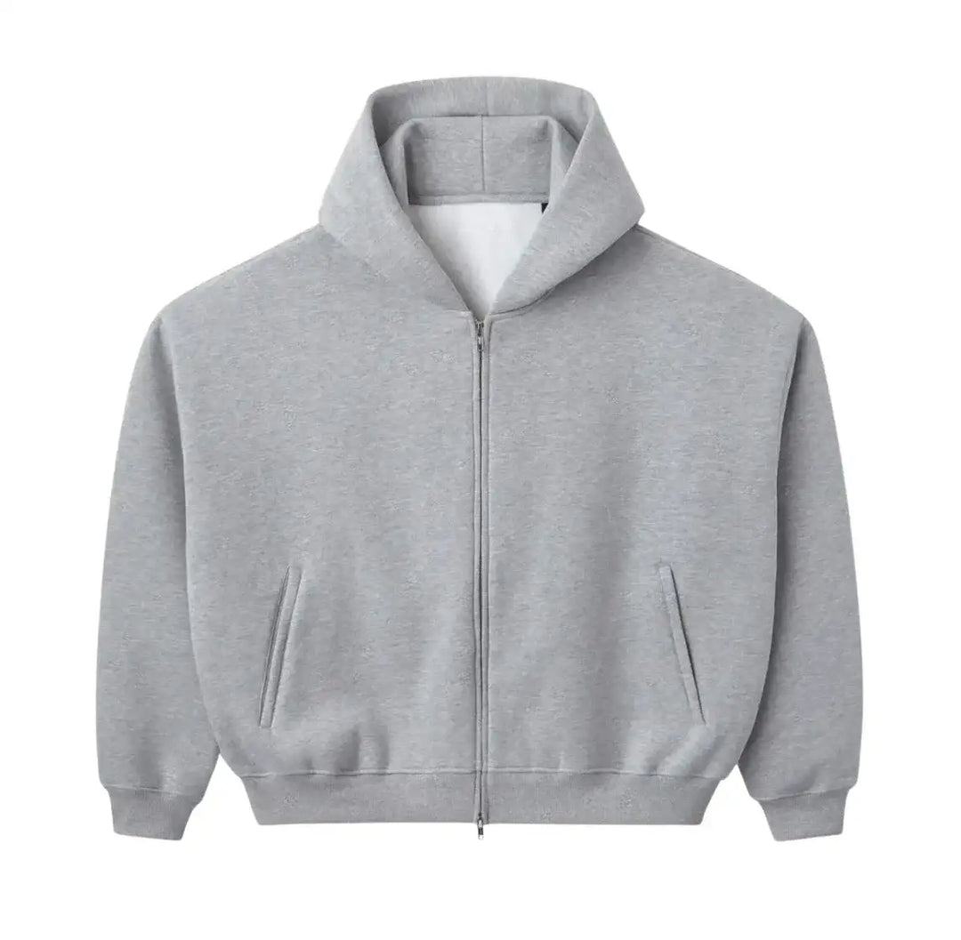 Happy Memories Don't Die HMDD Blank 'Heather Grey' Zip Up