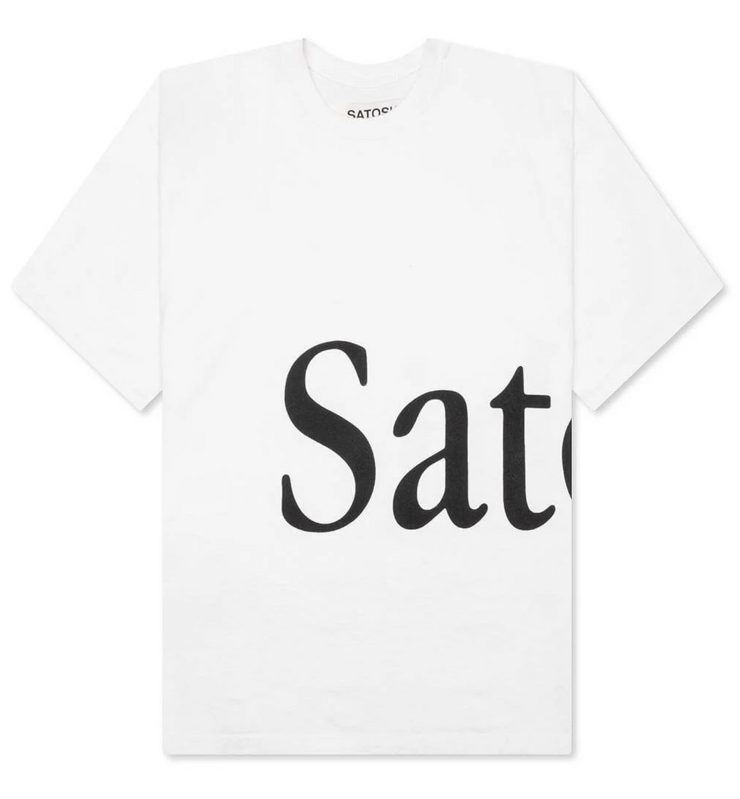 Satoshi 'Wrap-Around' White Tee
