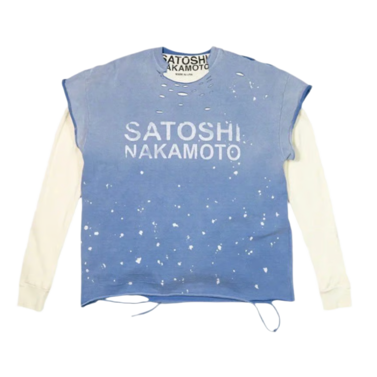 Satoshi Nakamoto 'Light Blue' Luke Thermal Longsleeve