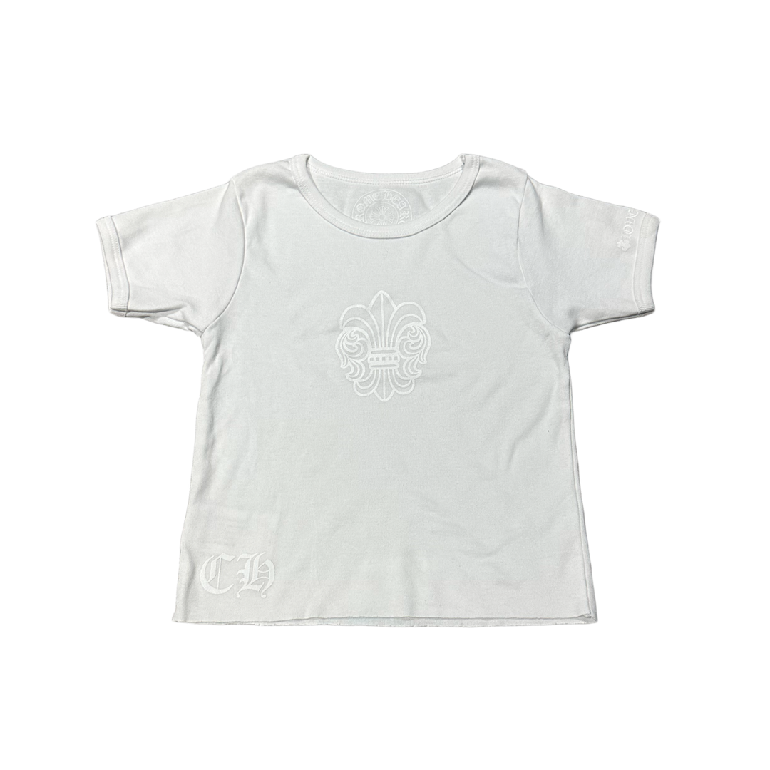Chrome Hearts 'White' Cannes Exclusive Cropped Tee