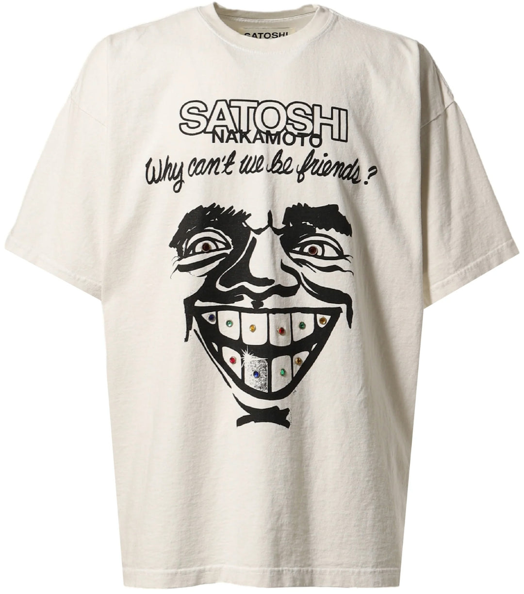 Satoshi Nakamoto 'Friends' Studded Tee