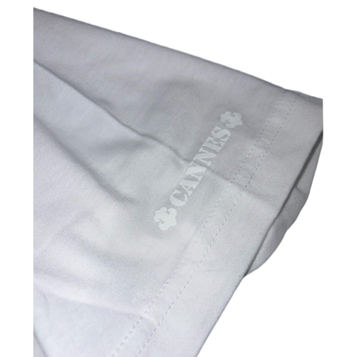 Chrome Hearts 'White' Cannes Neck Logo Tee