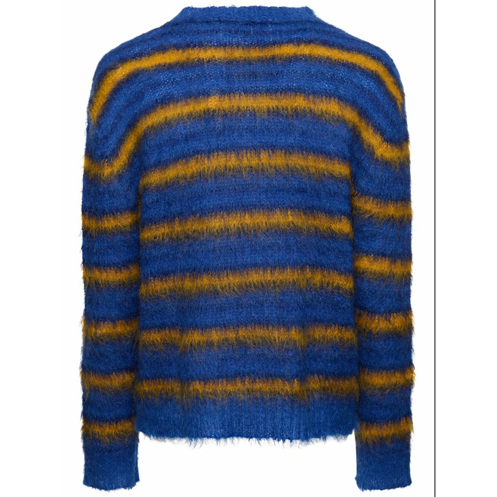 Marni 'Blue and Yellow' Mohair Sweater
