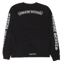 Chrome Hearts 'Scroll Logo' Black Longsleeve Tee