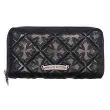 Chrome Hearts 'Quilted Cemetery Cross' Long Wallet