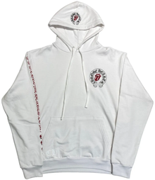 Chrome Hearts 'Rolling Stones' White Hoodie