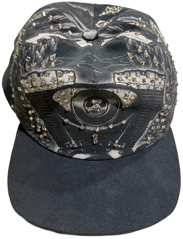 Bossi 'Black Engine' Rhinestone Snapback Hat