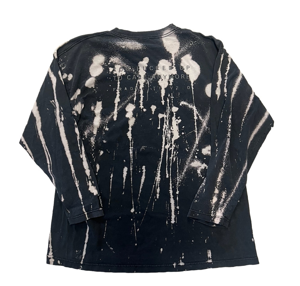 Nine Inch Nails 'Tie Dye'  Vintage Black Longsleeve