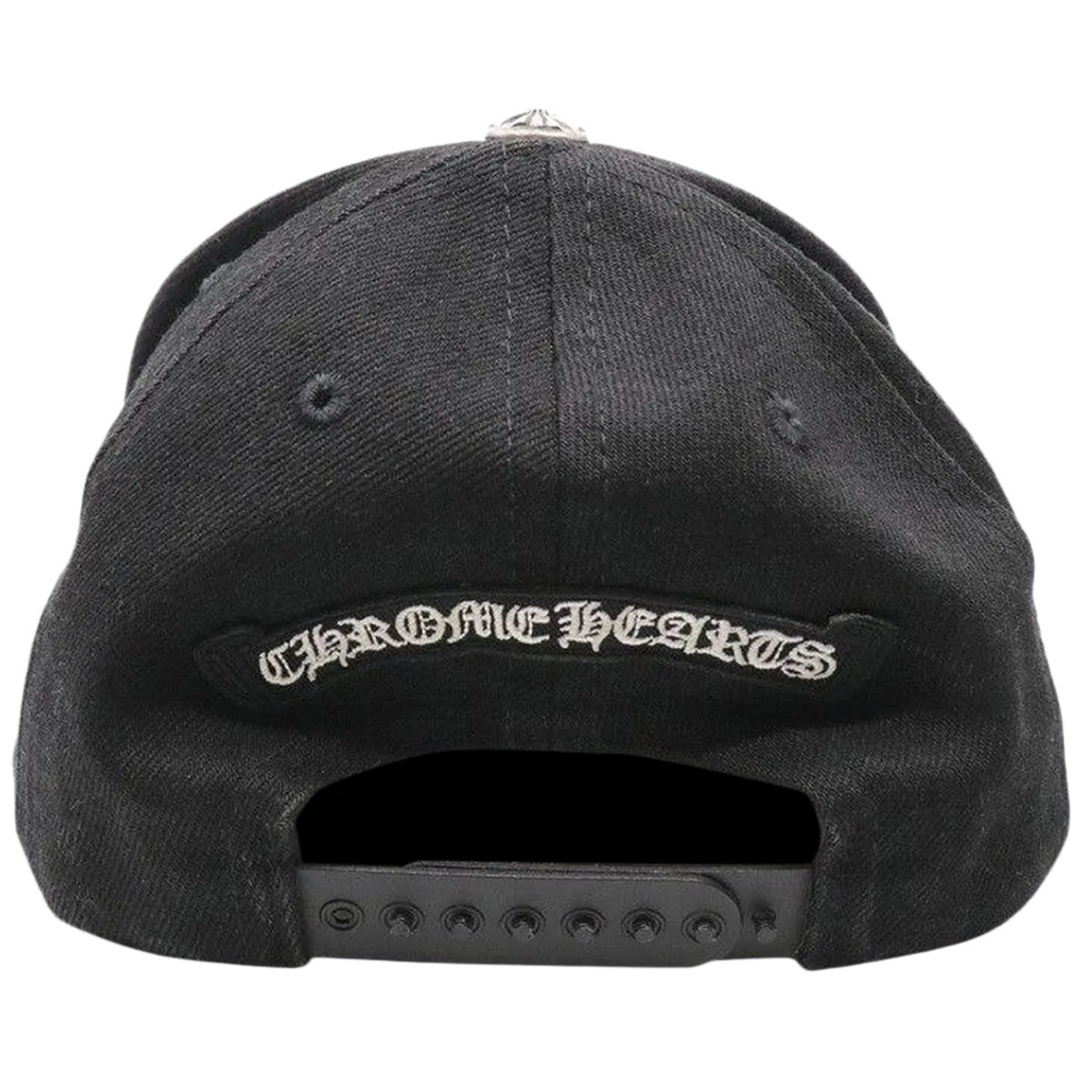 Chrome Hearts 'All Black' Floral Dagger Snapback Hat