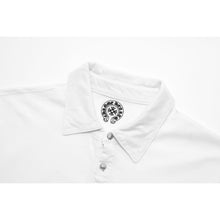 Chrome Hearts Vintage 'White' 3/4 Sleeve Polo Shirt