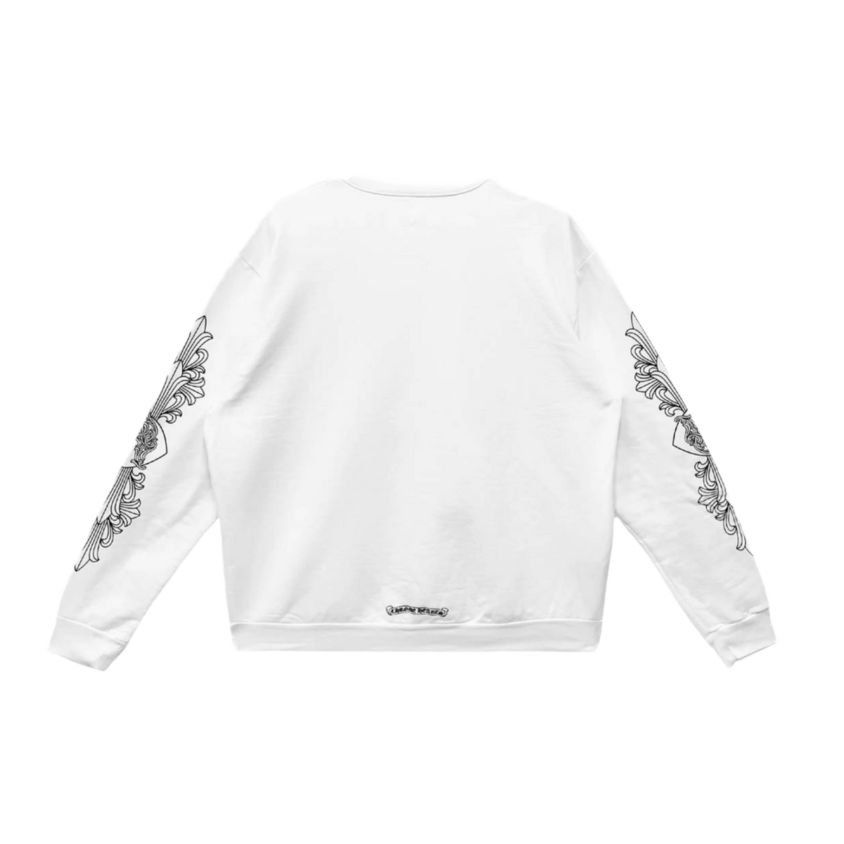 Chrome Hearts 'Love You' Floral Heart White Crewneck